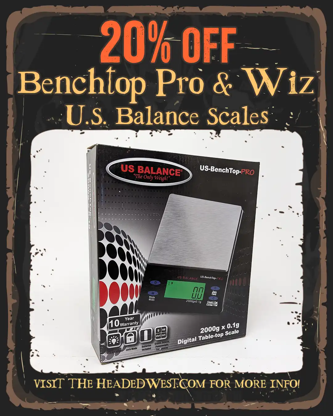 US Balance Bench Top Pro Table Scale 2000 x 0.1g for sale online